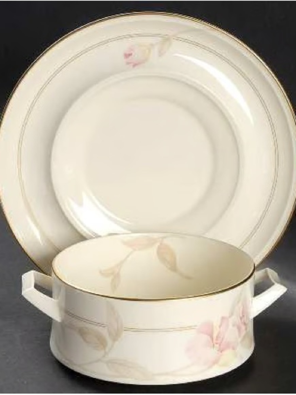 Mikasa With Love Gravy Bowl and Under-plate Set.
